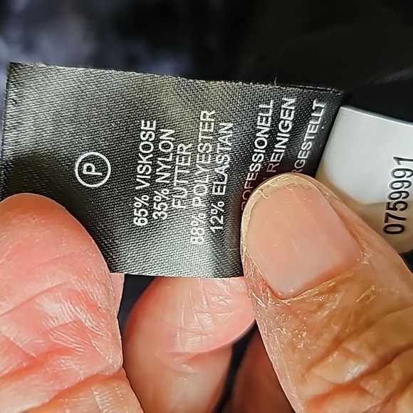 House of Harlow purple velvet floral Burn Out fabric Side zipper Baby Doll Small - Picture 9 of 10